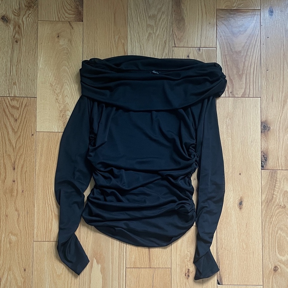 Dynamite Black Off-Shoulder Blouse